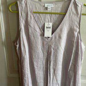 Jill Light lilac linen dress.
